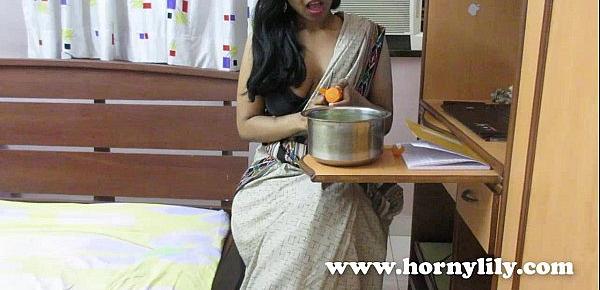  horny indian lily teacher seducing her student